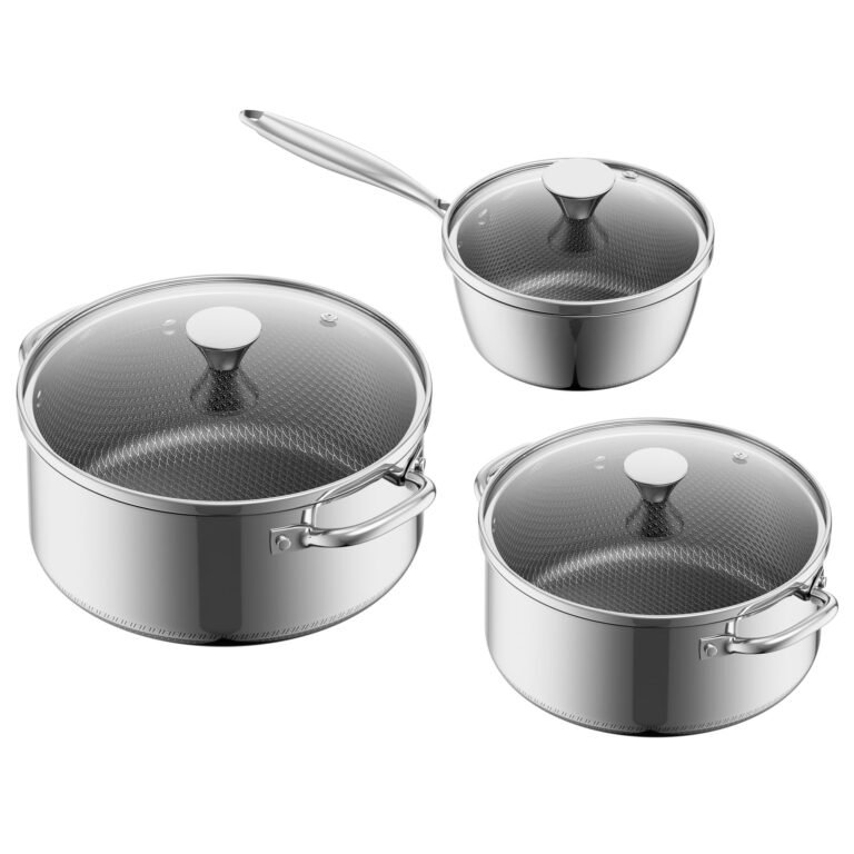 ZEROPAN Standard Topfset mit Stielkasserolle und zwei Kochtöpfen