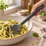 ZEROPAN Silikon-Spaghettilöffel beim Servieren