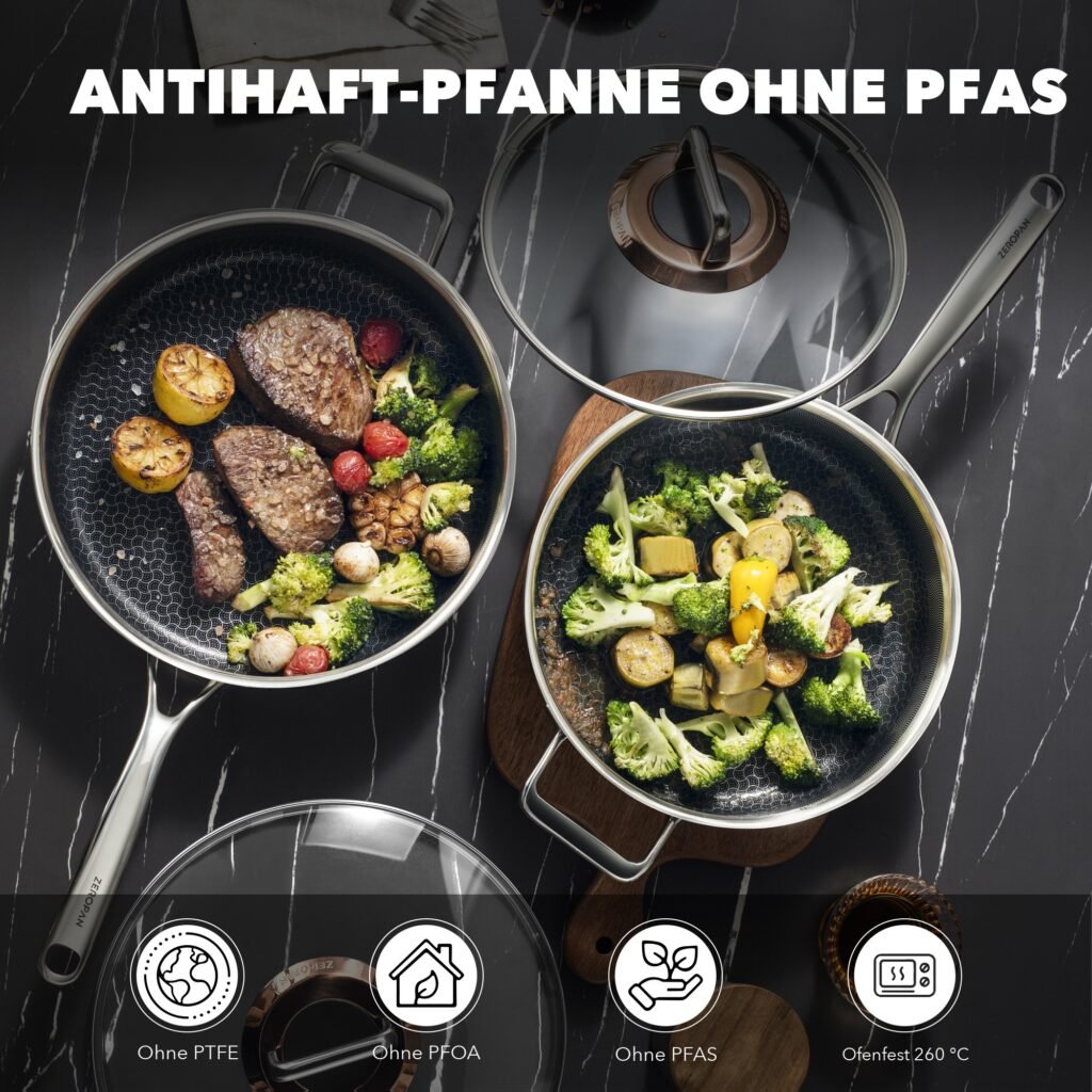 ZEROPAN Königtum Antihaft-Schmorpfanne ohne PFAS