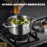 Hybrid-Antihaft-Oberfläche des ZEROPAN Königtum Suppentopfs