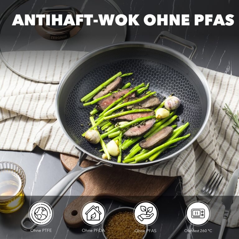 ZEROPAN Königtum Antihaft-Wok ohne PFAS