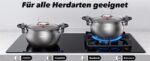 ZEROPAN Königtum Mikrodruck-Suppentopf mit Glasdeckel 26 cm / 7 L – Bild 6