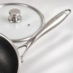 ZEROPAN Standard Wokpfanne 30 cm – Detailansicht des Edelstahlgriffs